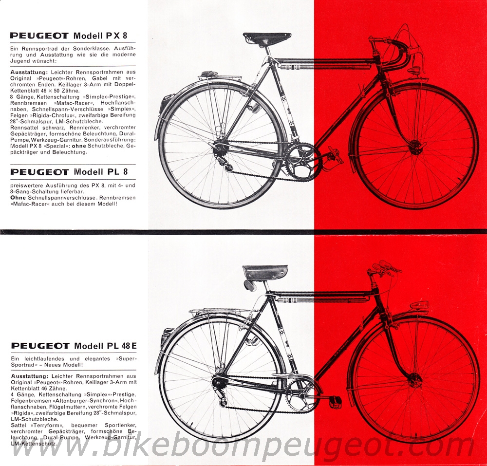 Peugeot 1964 Germany Brochure